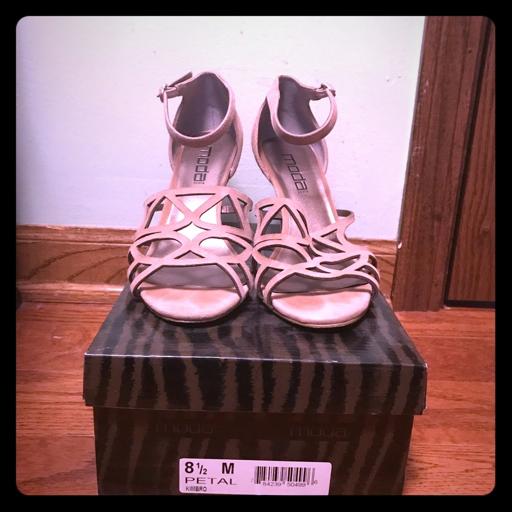 Strapped Nude Heels